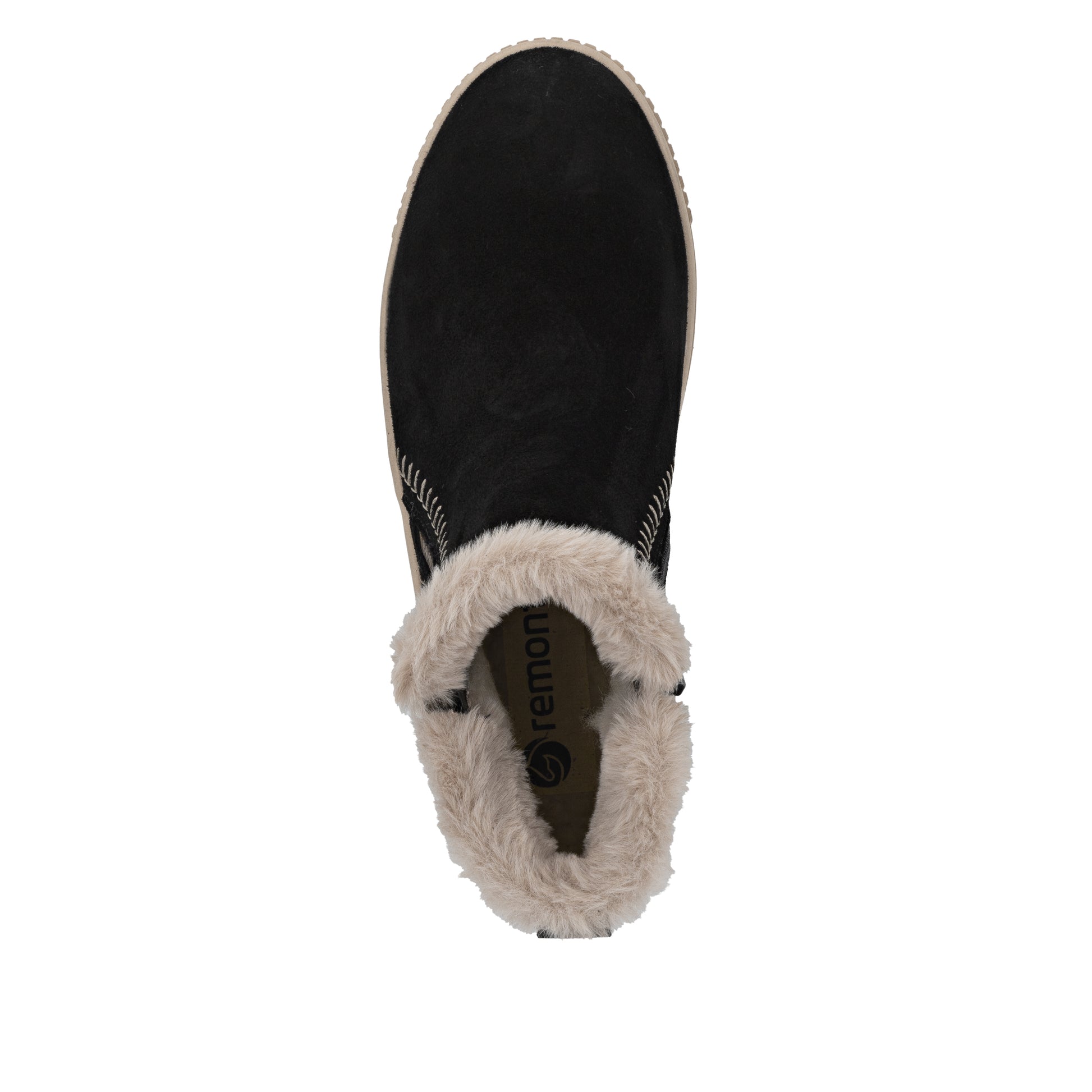 Black Zip Boots for Women | Remonte D3B70-03