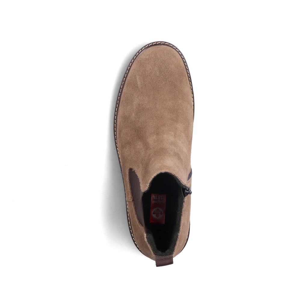Beige Zip Boots for Men | Rieker 32051-64