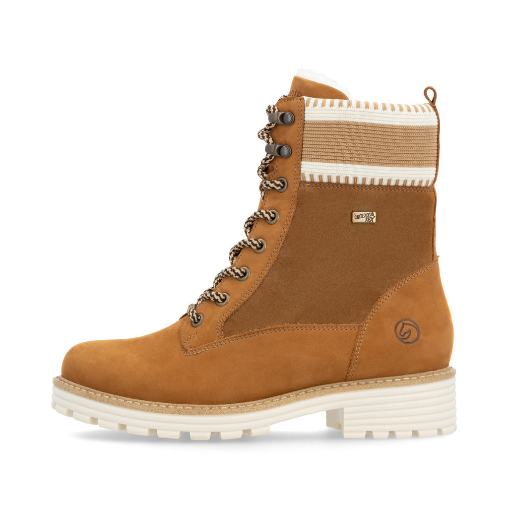 Brown Zip Boots for Women | Remonte D0W77-22