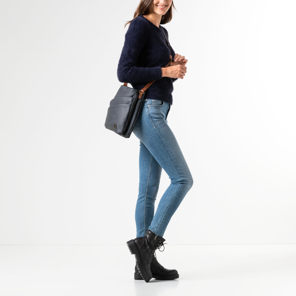 Blue Zip Bags for Women | Rieker H1005-14