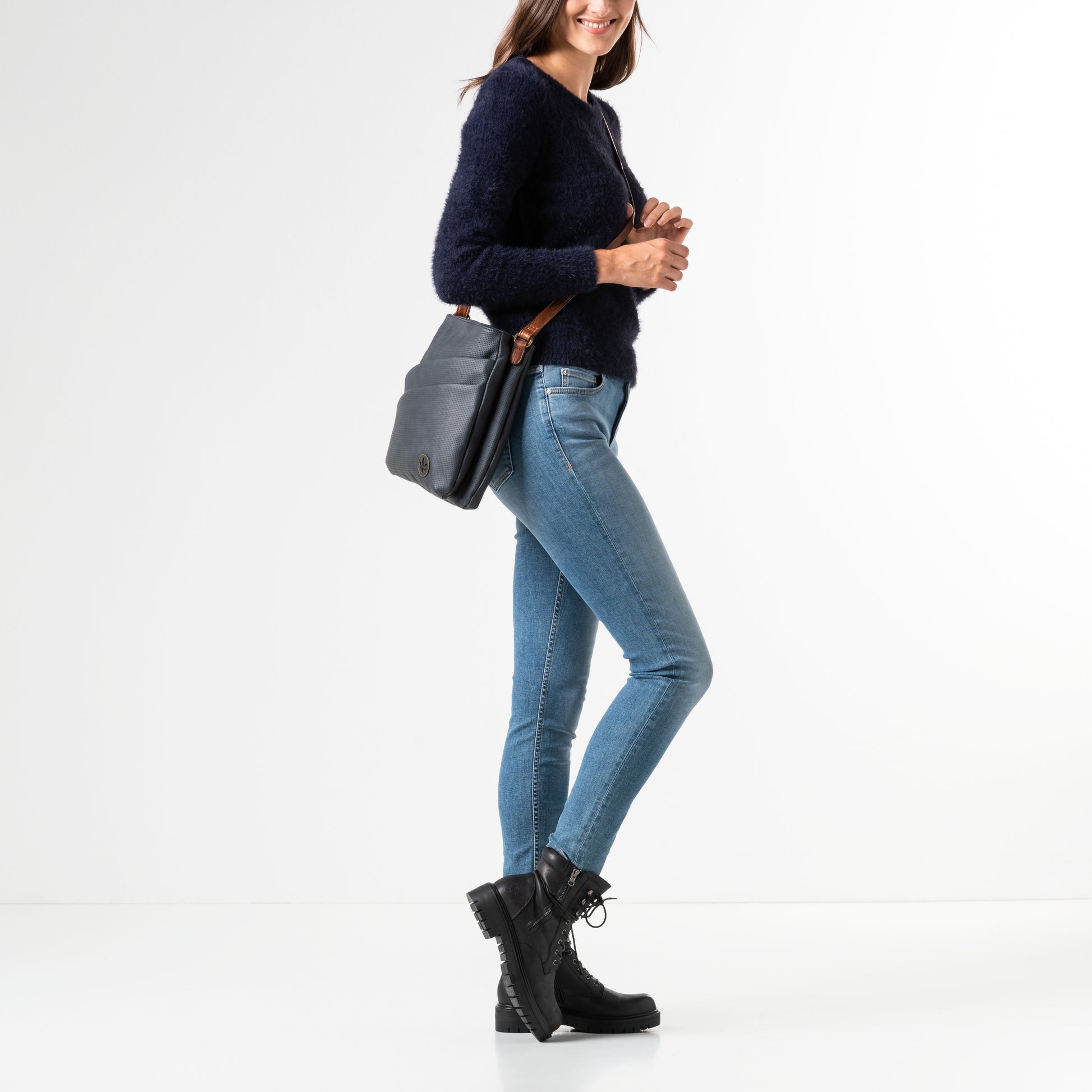 Blue Zip Bags for Women | Rieker H1005-14
