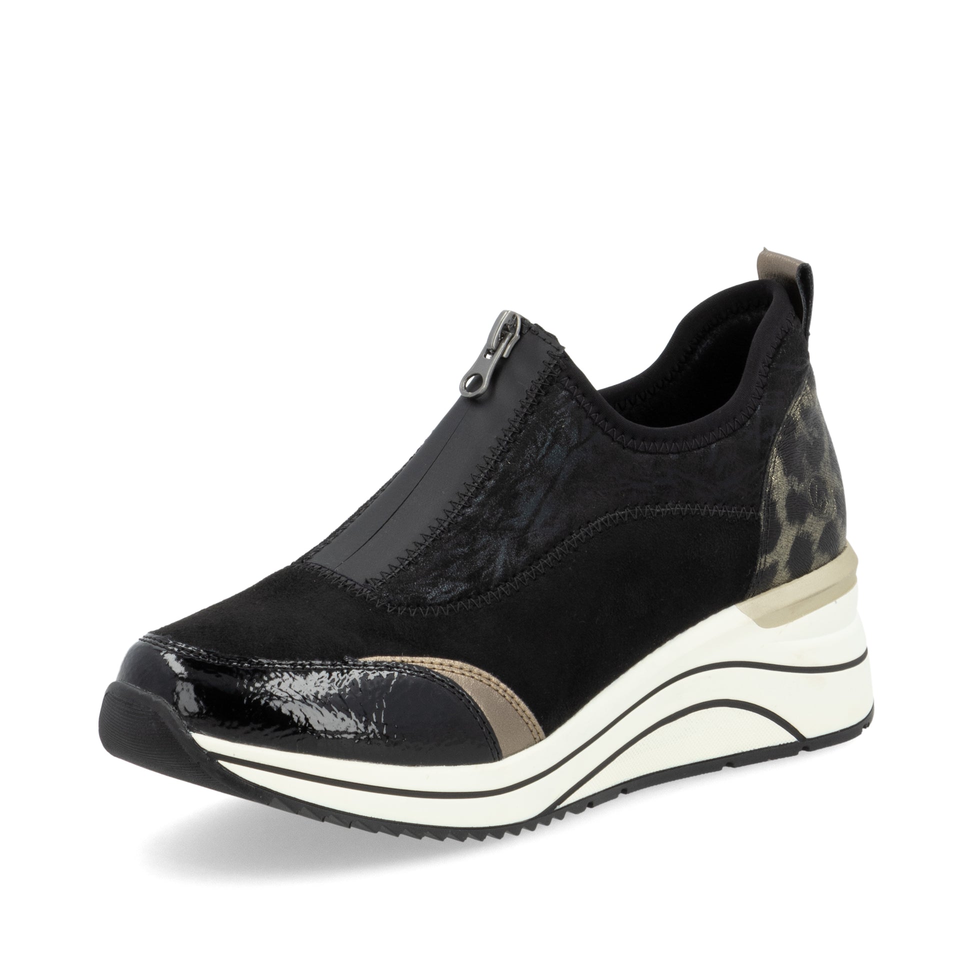 Black Zip Shoes for Women | Remonte D0T08-02