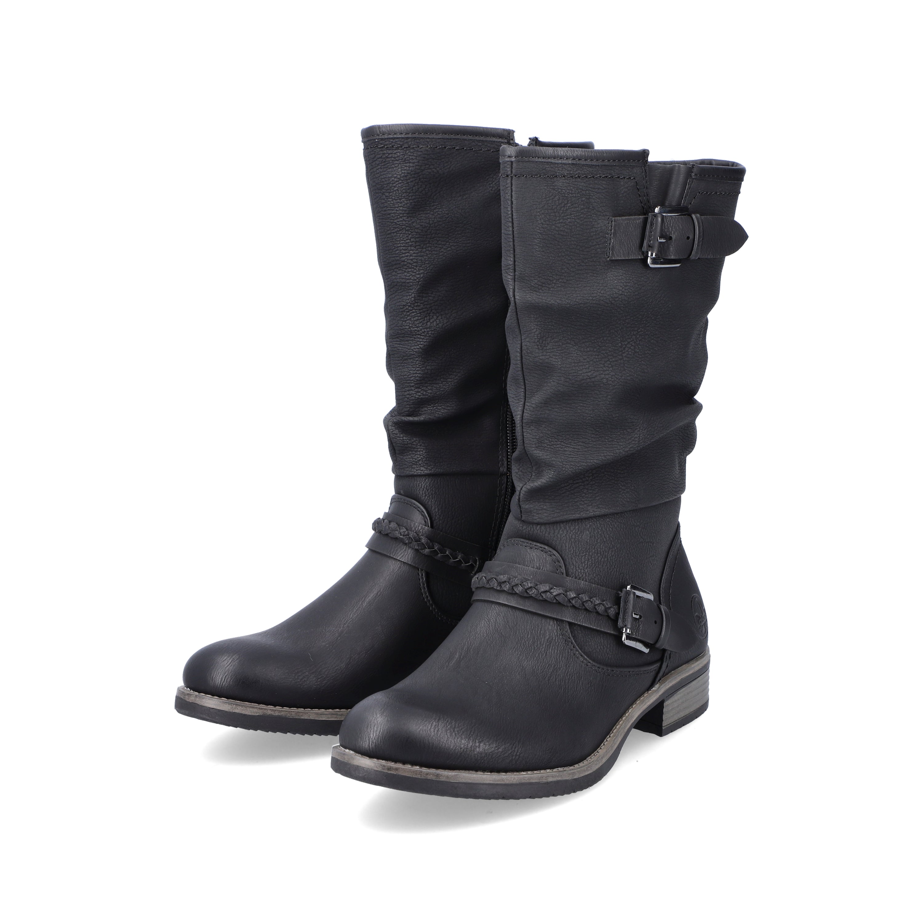 たろー　レディース　BLK M Rieker Woman's Boots - Black | 98860-00