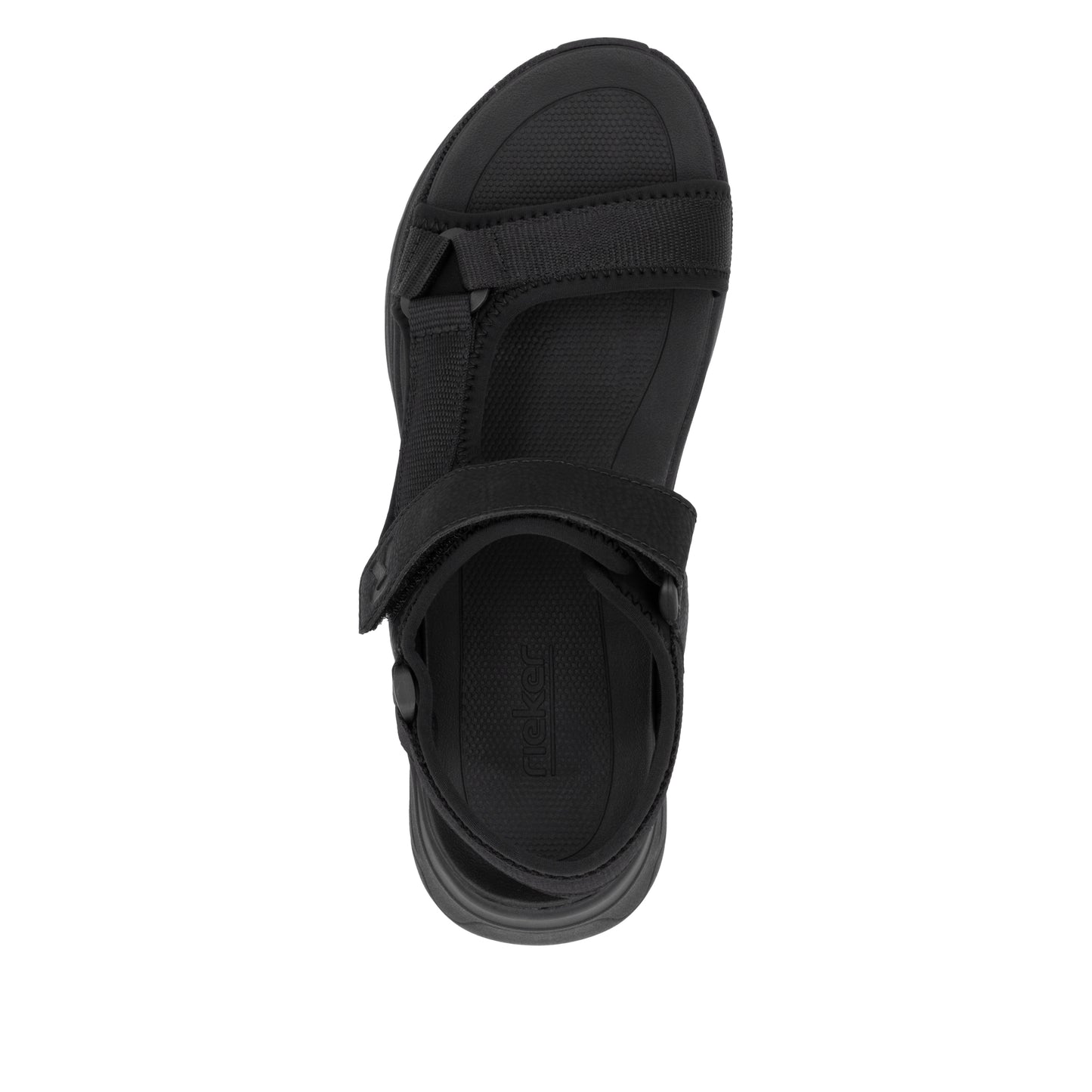 Rieker Woman's Sandals - Black | W3151-00