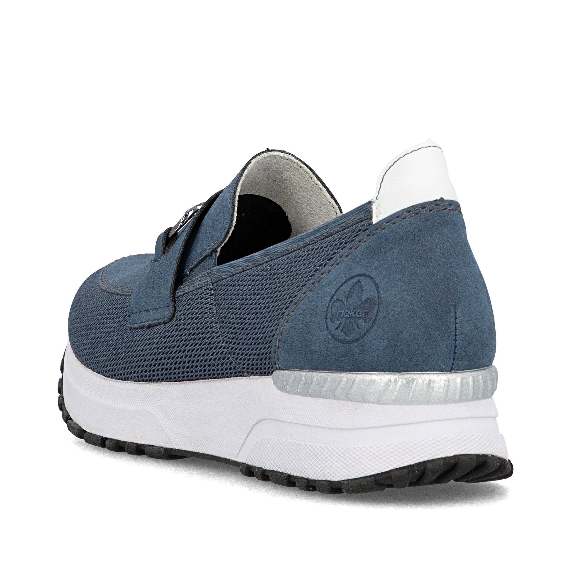 Blue Elasticated Shoes for Women | Rieker N7455-14