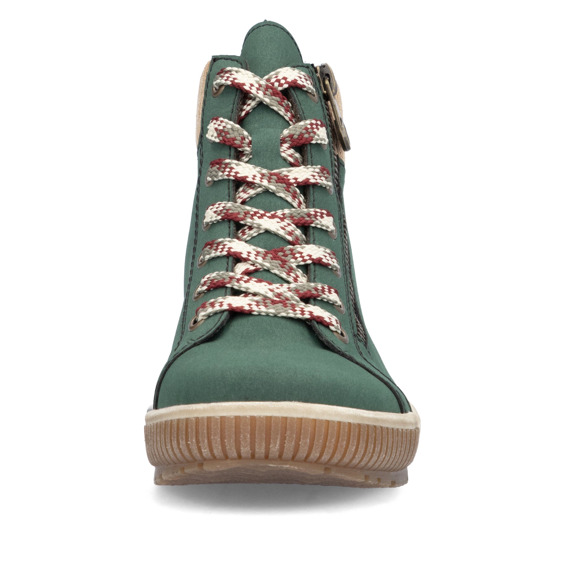 Green Zip Boots for Women | Rieker N0709-54