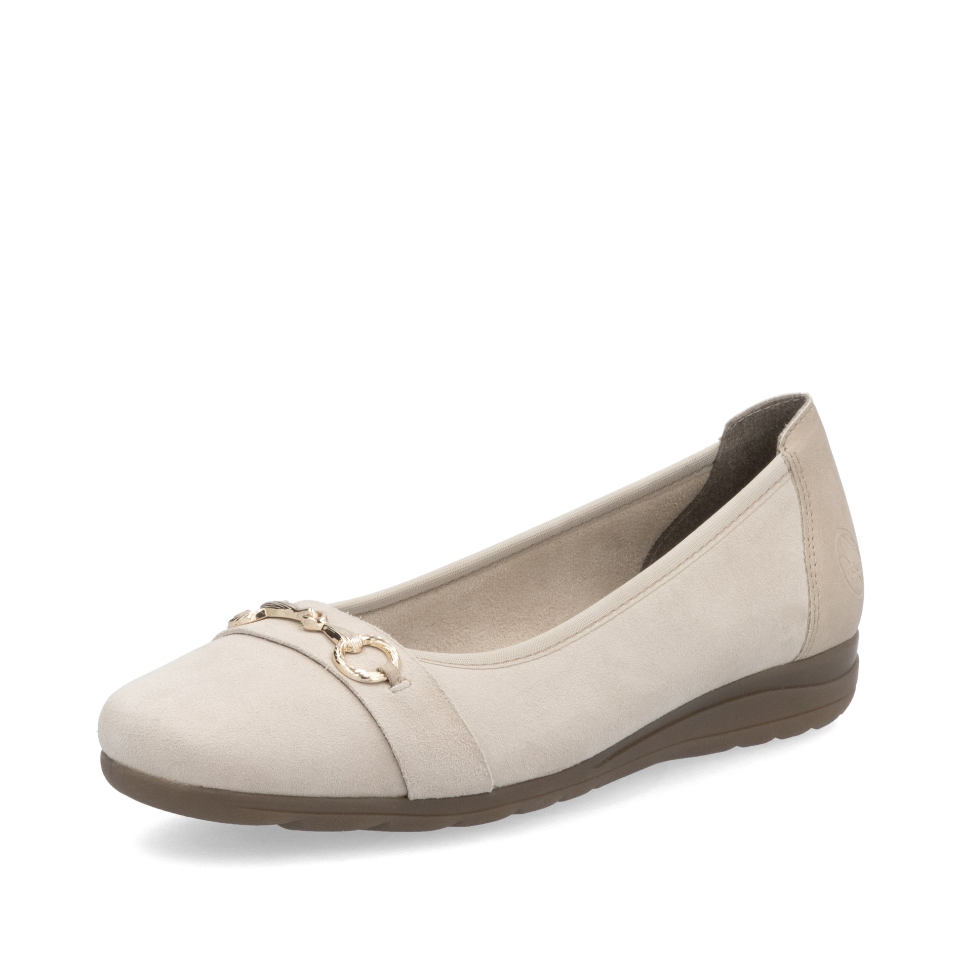 Beige Slip-On Shoes for Women | Rieker L9360-60