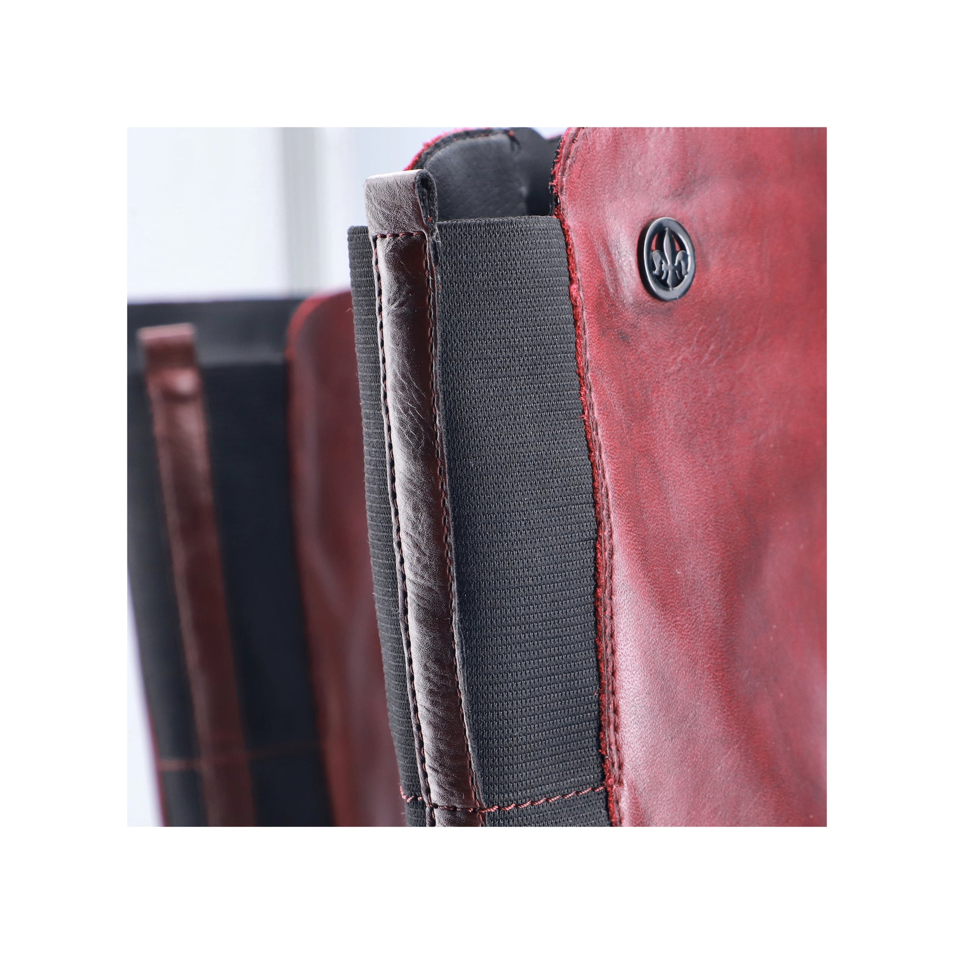 Red Zip Boots for Women | Rieker 77684-35