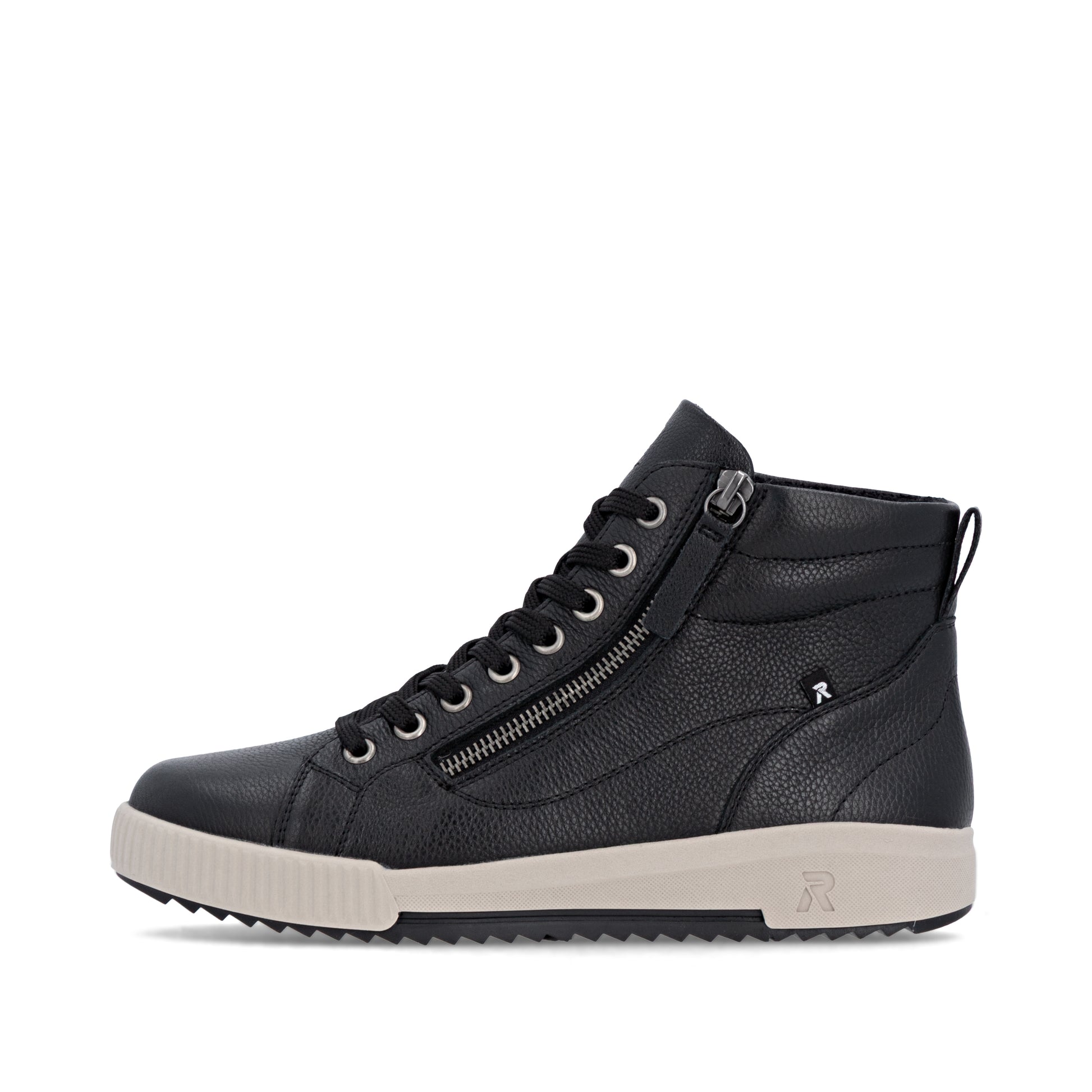 Black Zip Boots for Women | Rieker Sport W0164-00