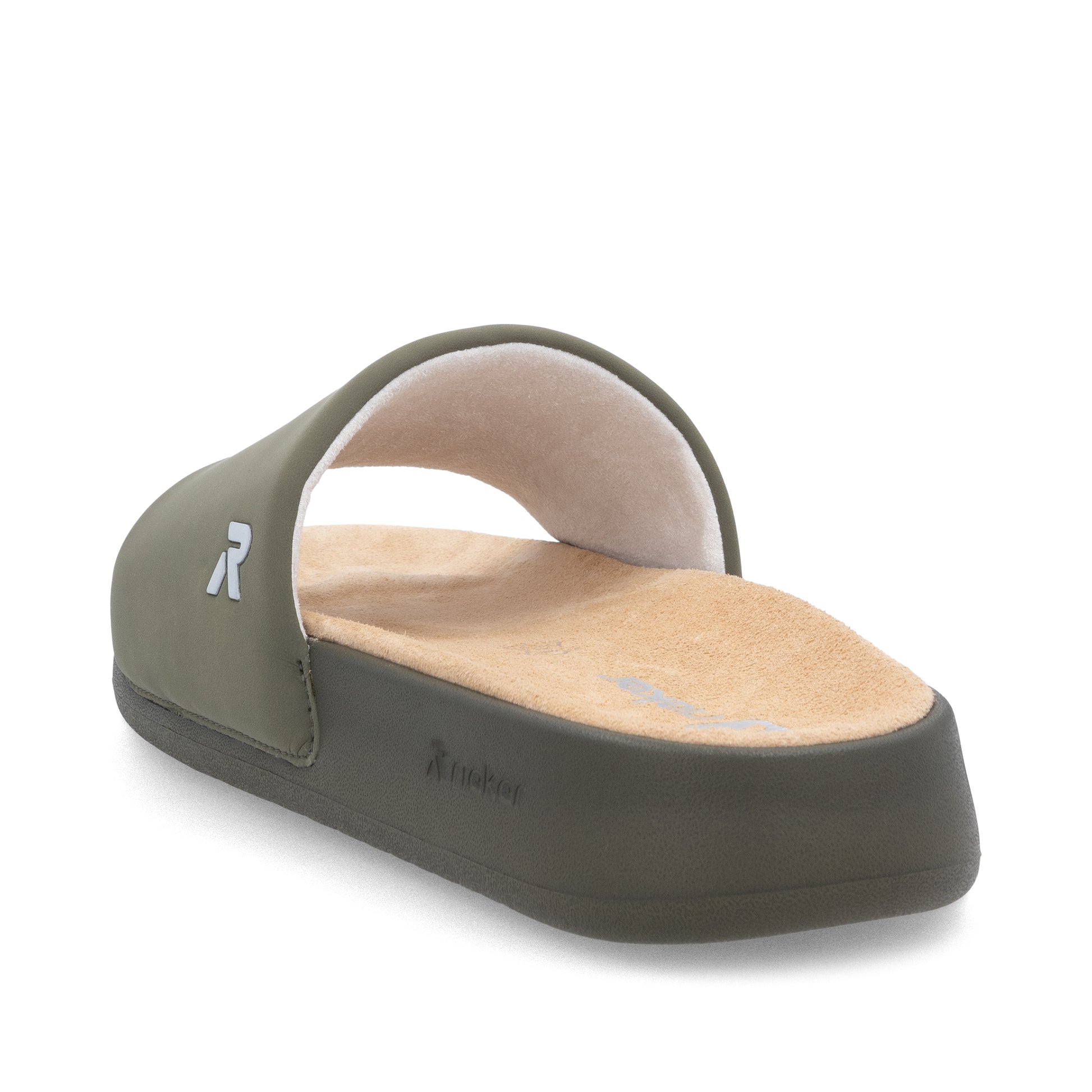 Green Slip-On Sandals for Men | Rieker U3250-54