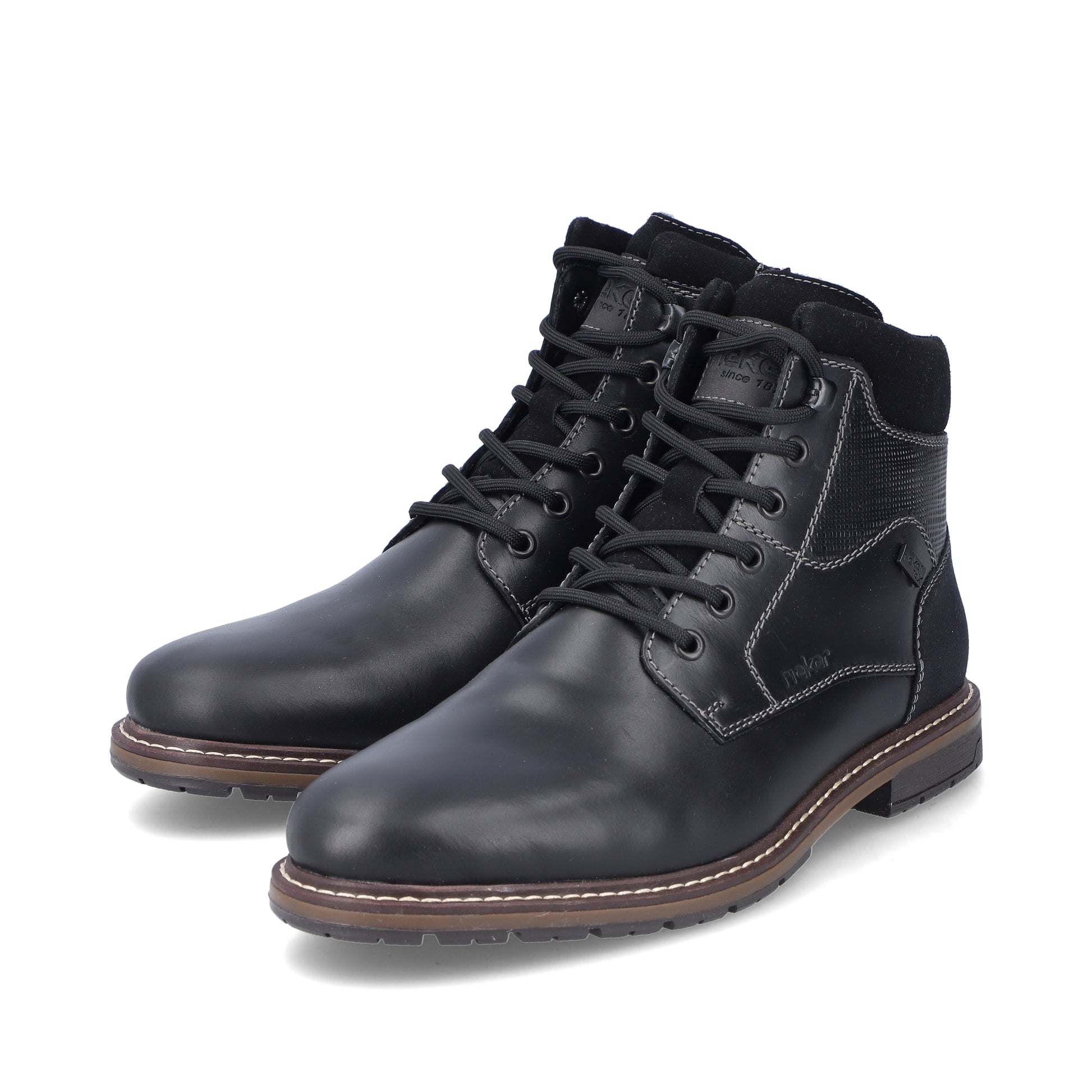 Black Zip Boots for Men | Rieker 13740-00