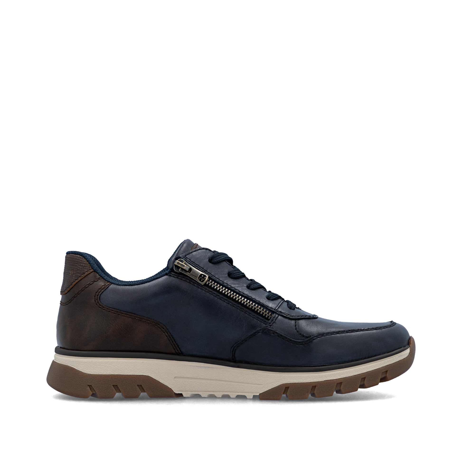 Blue Zip Shoes for Men | Rieker B9301-14