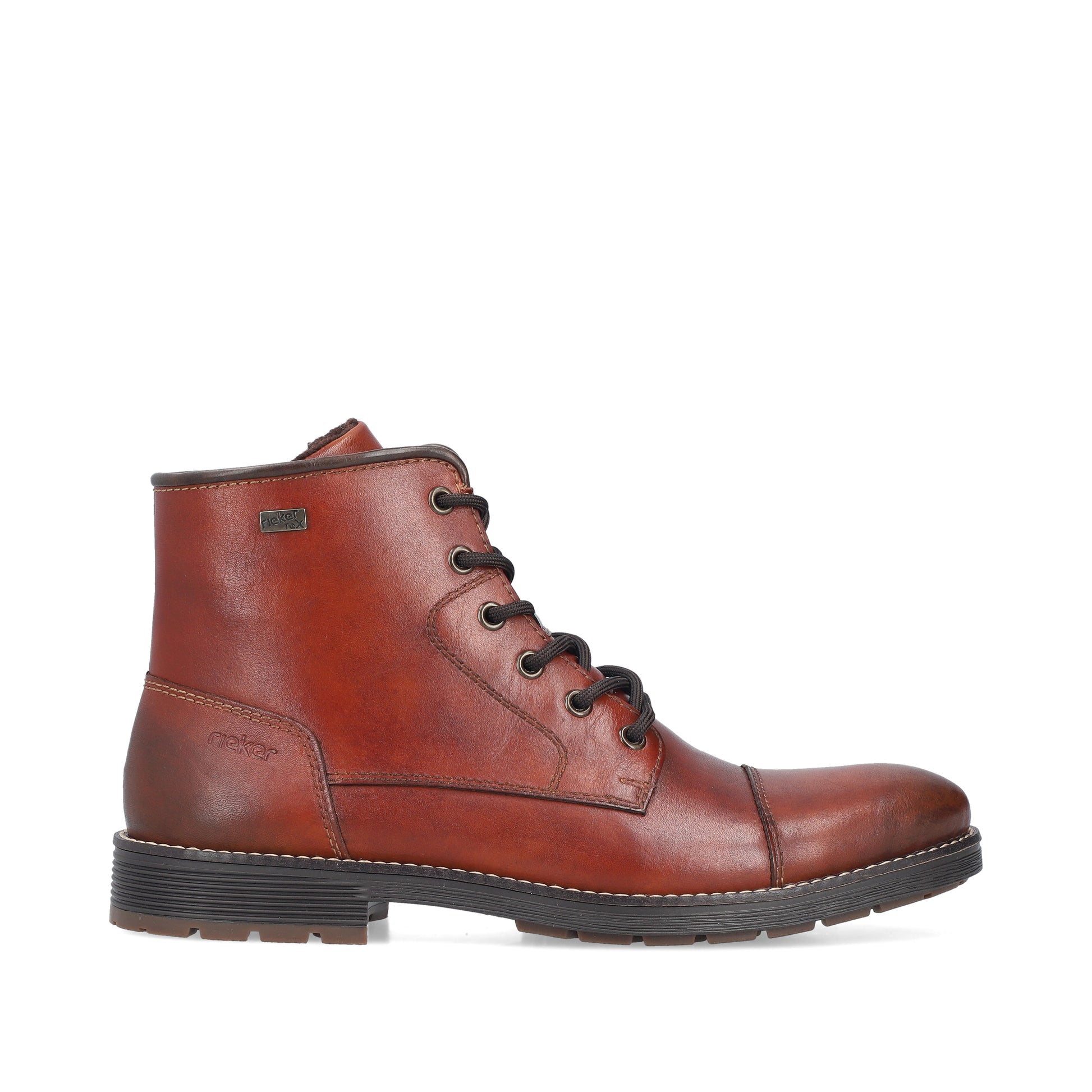 Brown Zip Boots for Men | Rieker F4546-24