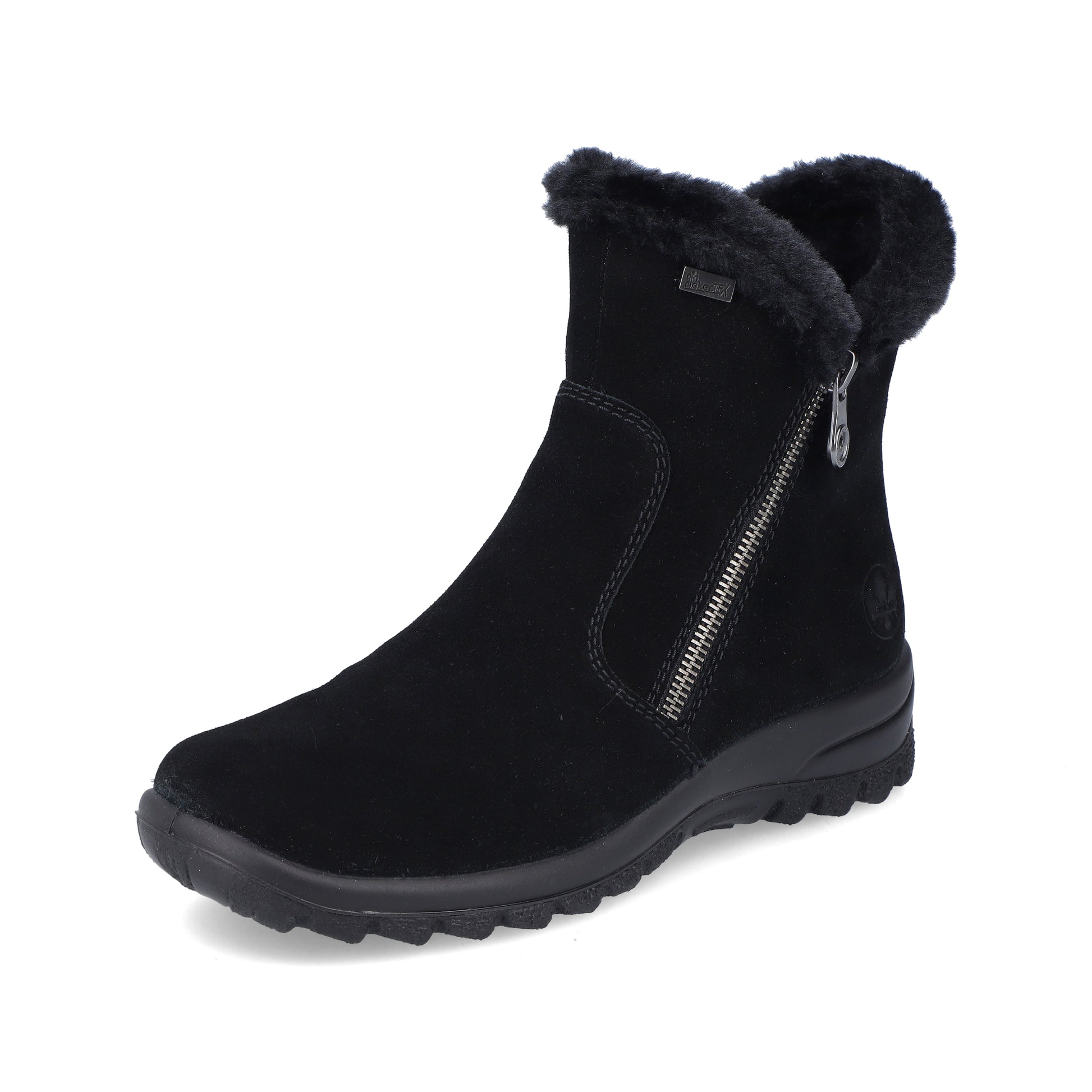 Black Zip Boots for Women | Rieker L7162-00