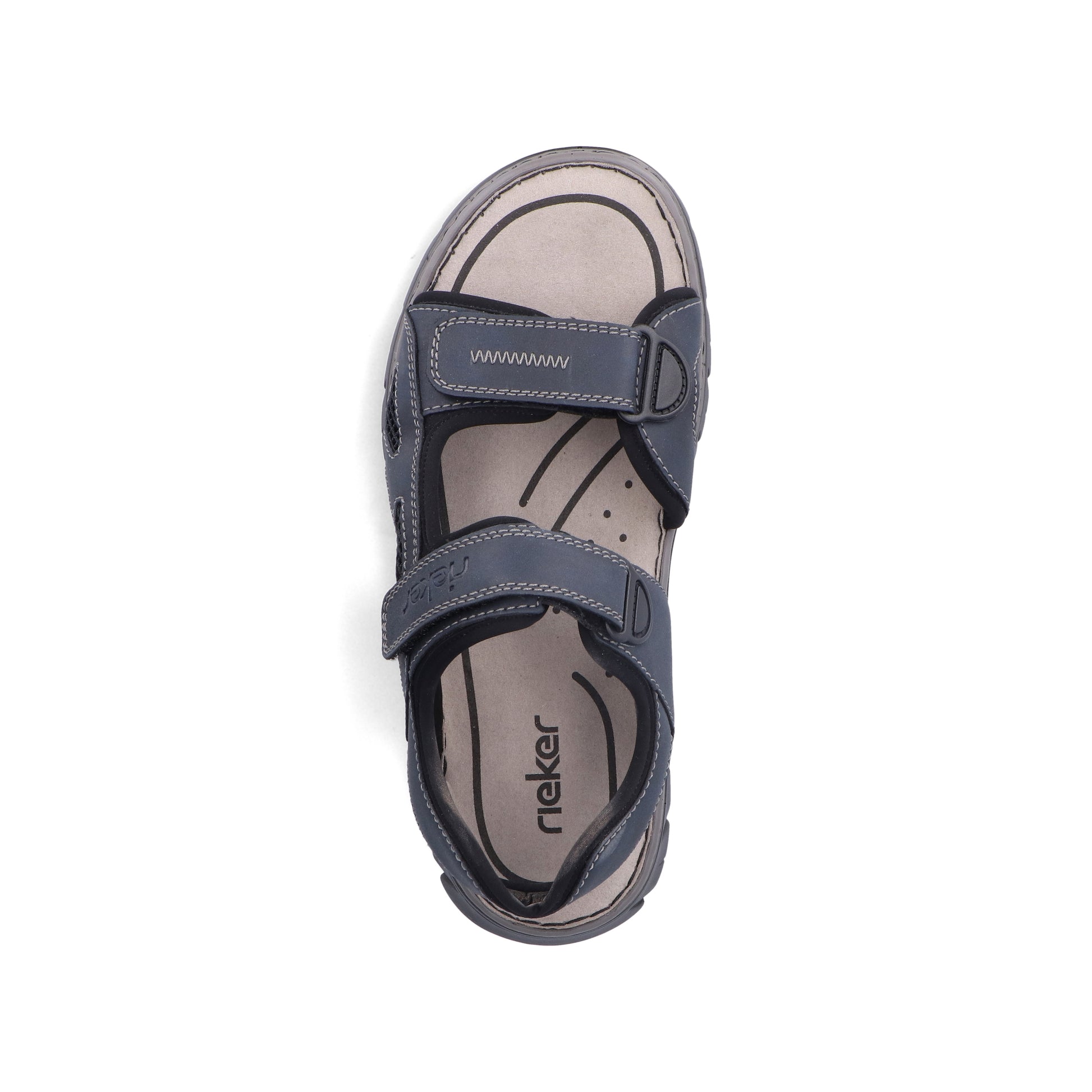 Blue Hook & Loop Sandals for Men | Rieker 26761-14