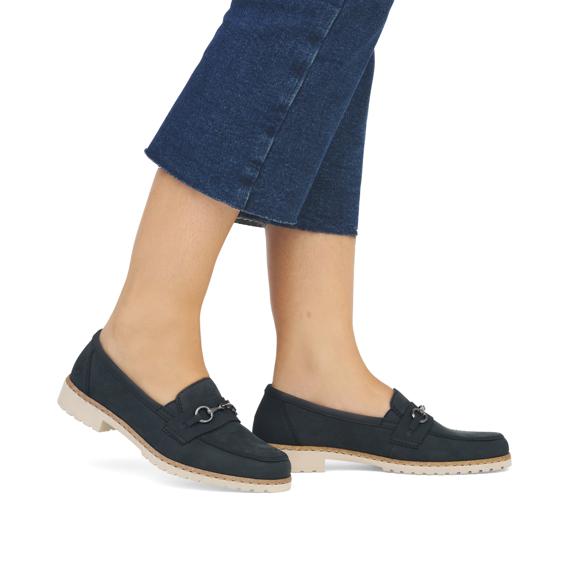 Blue Elasticated Shoes for Women | Rieker 51860-14