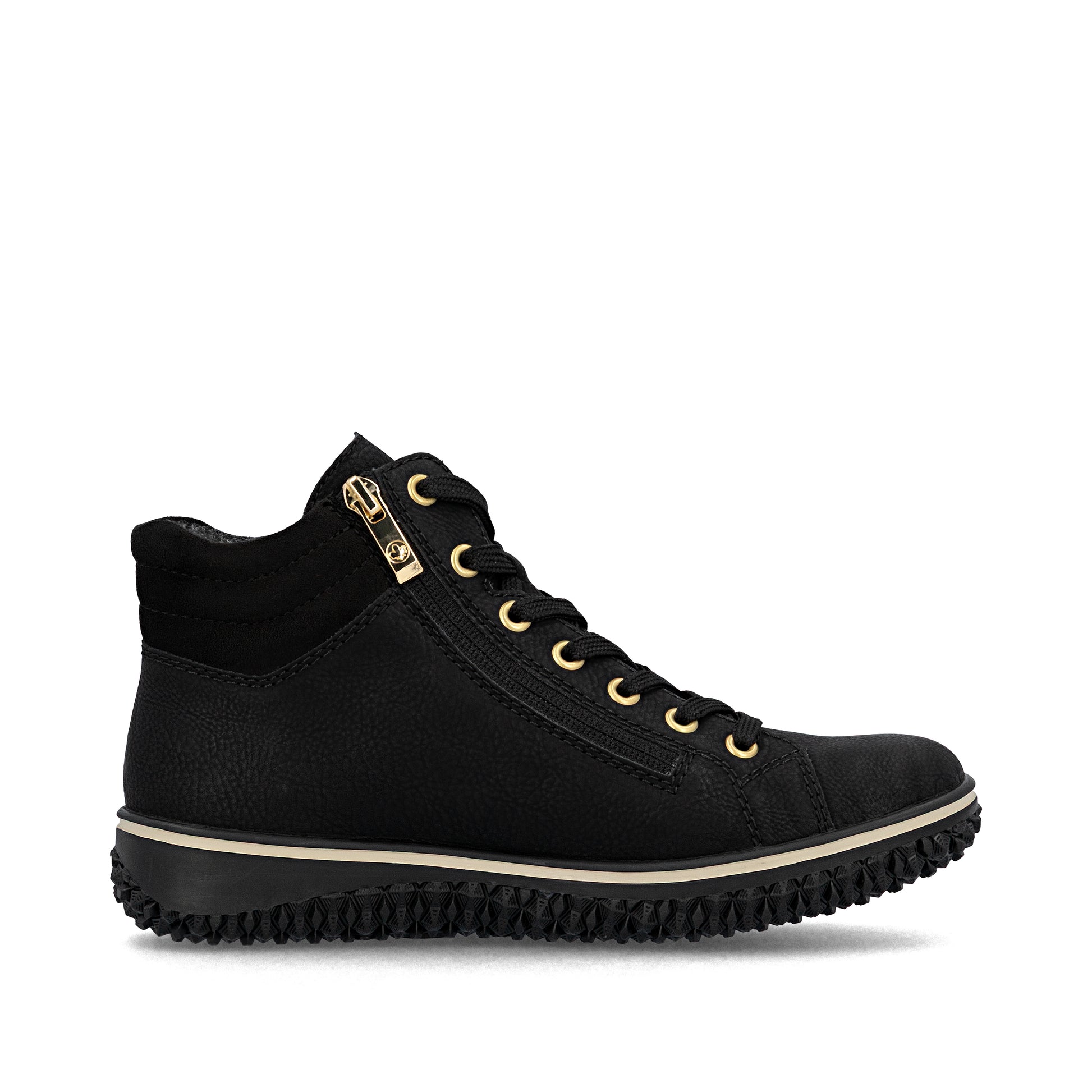 Black Zip Boots for Women | Rieker Z4263-00