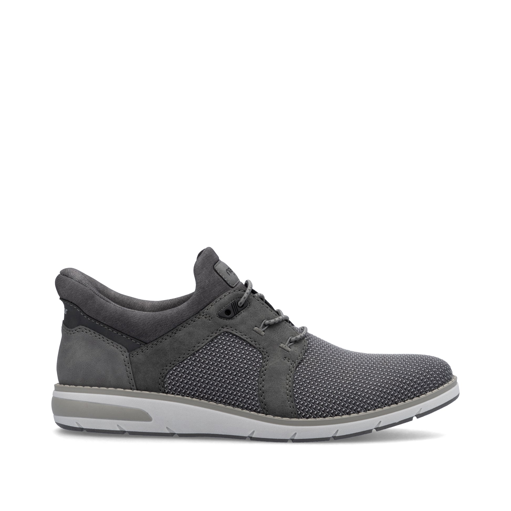 Grey Elasticated Shoes for Men | Rieker 11358-42