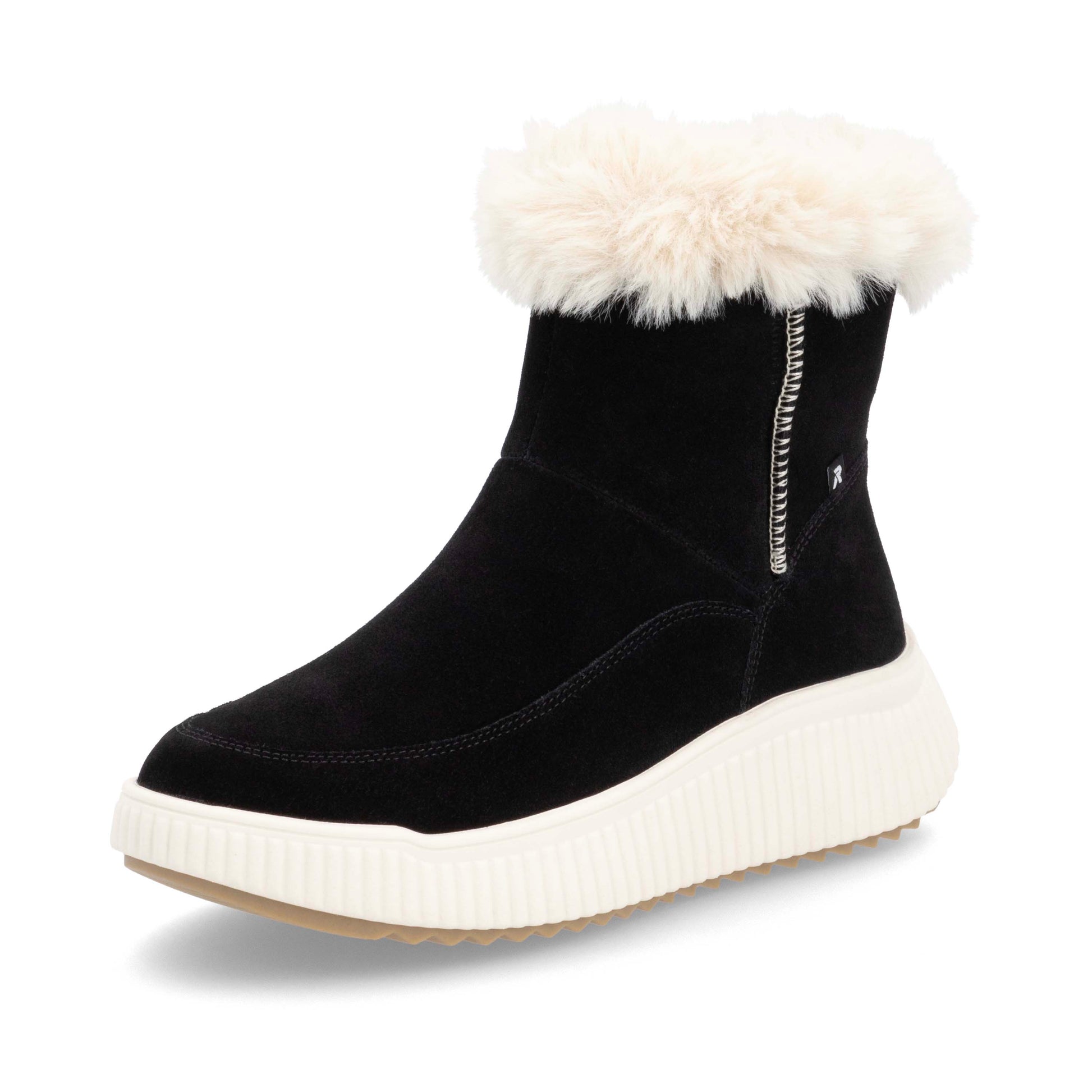 Black Zip Boots for Women | Rieker Sport W1772-00