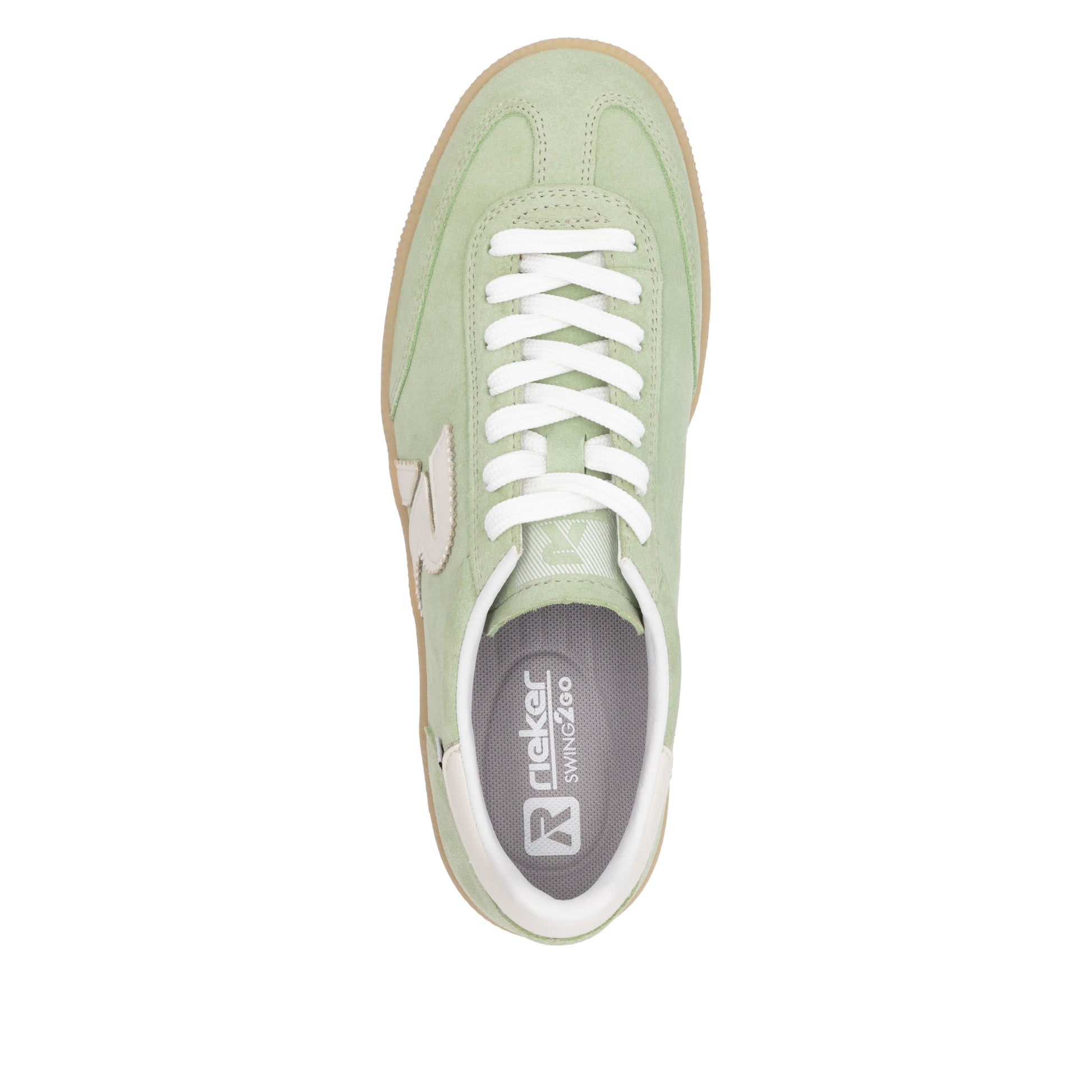 Green Elasticated Shoes for Women | Rieker W2200-52