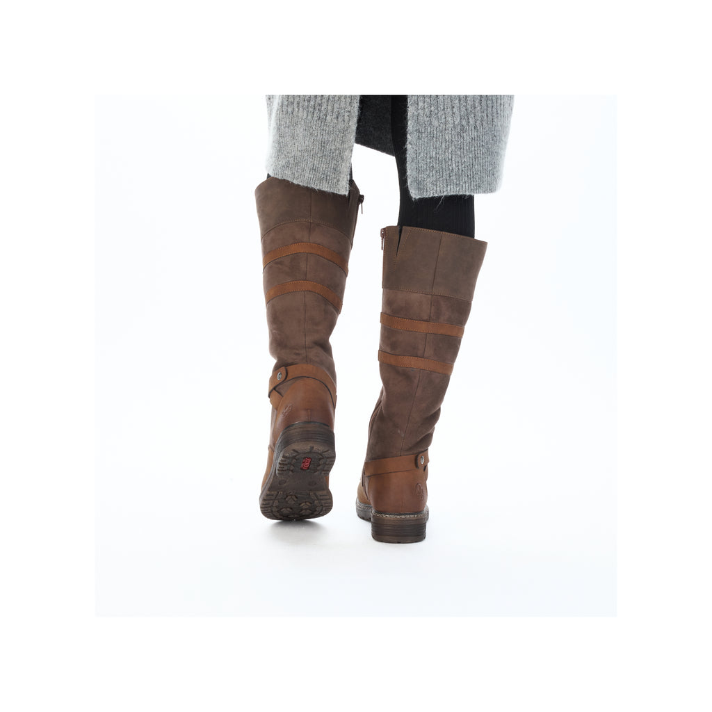 Brown Zip Boots for Women | Rieker 94732-25