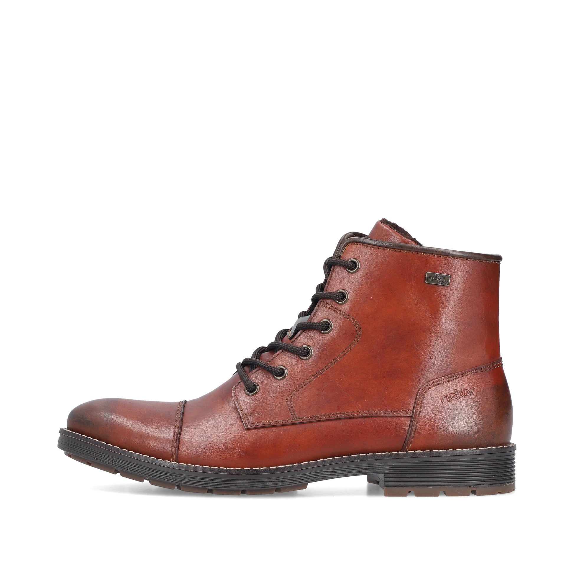 Brown Zip Boots for Men | Rieker F4546-24