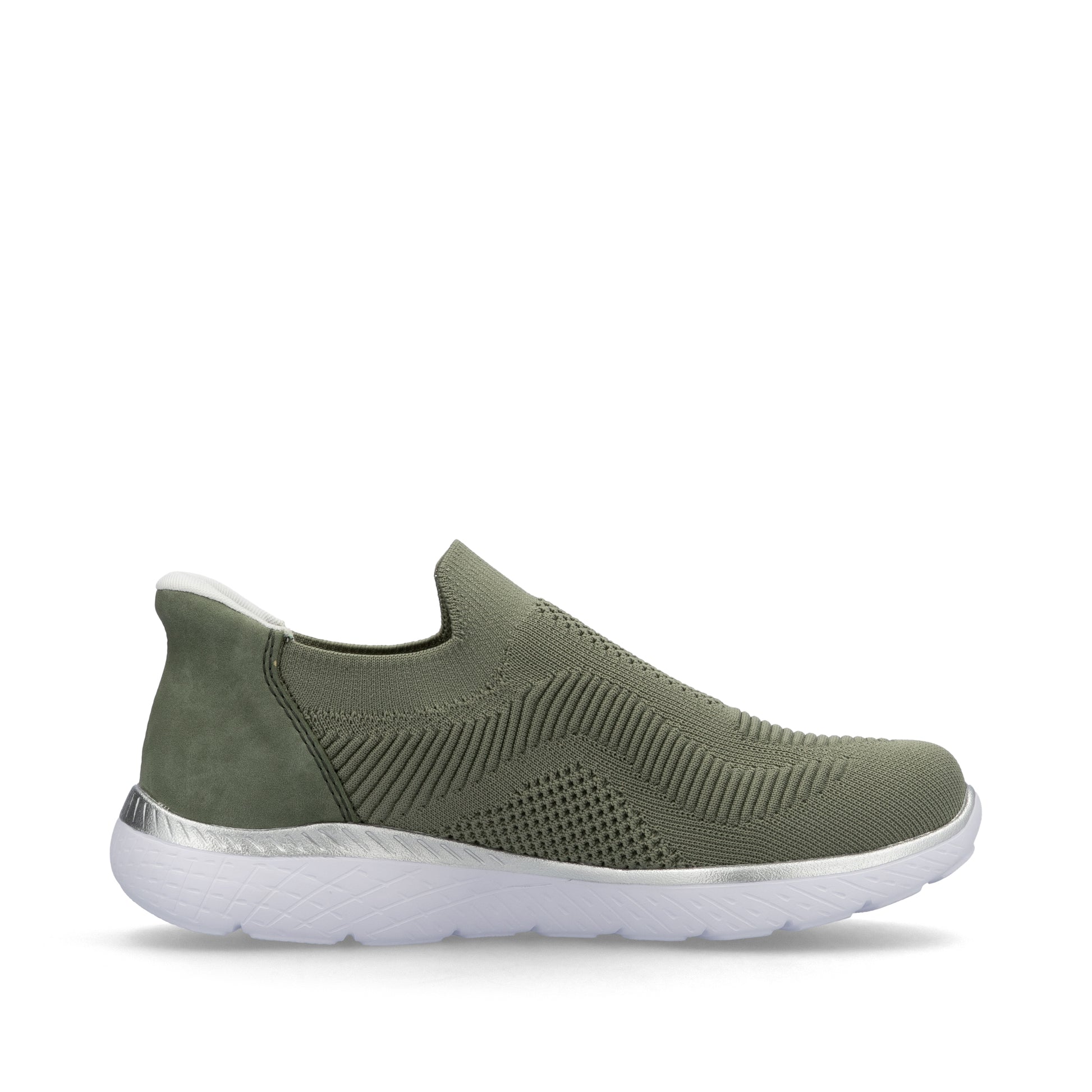 Green Elasticated Shoes for Women | Rieker M5072-52