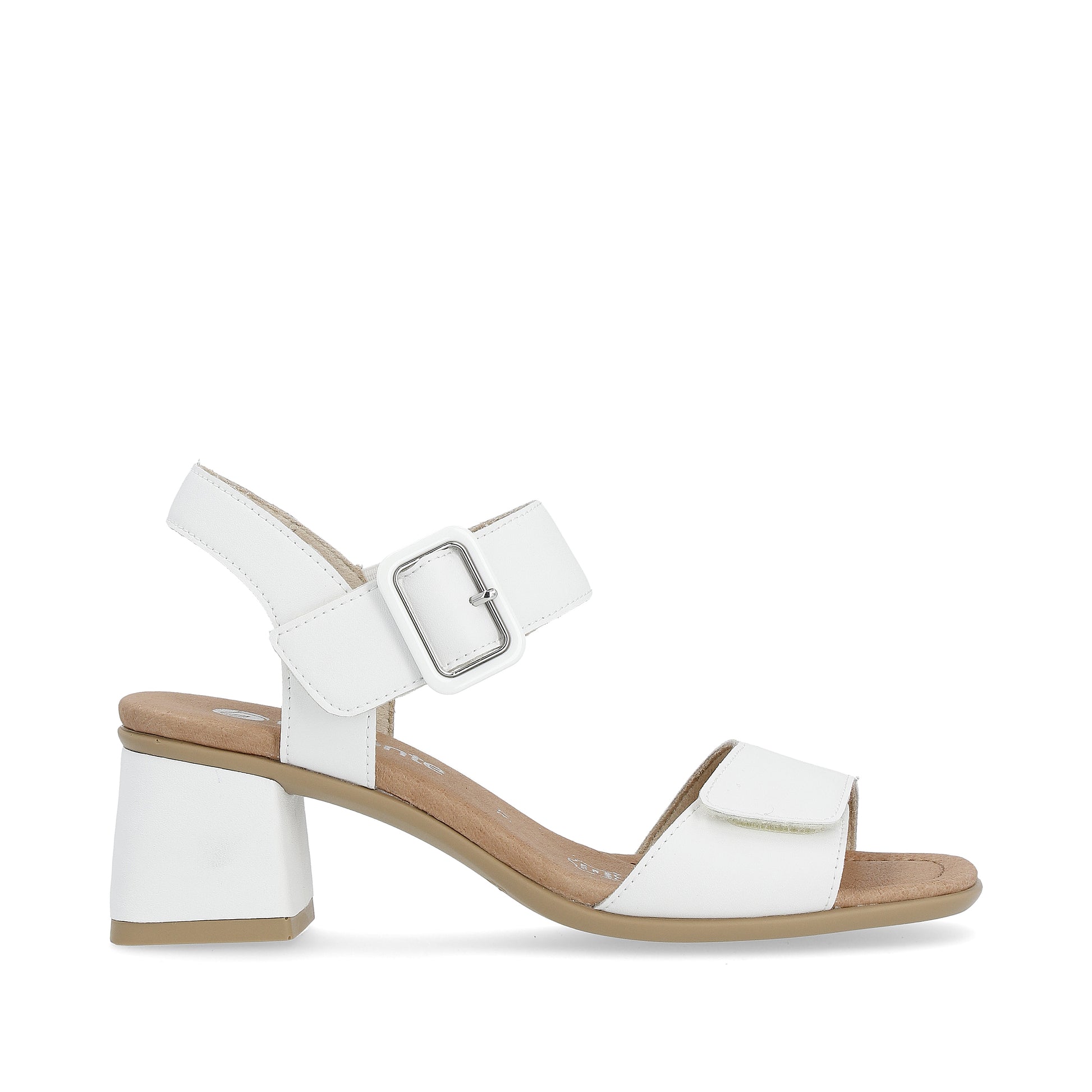 White Hook & Loop Sandals for Women | Remonte D1K51-80