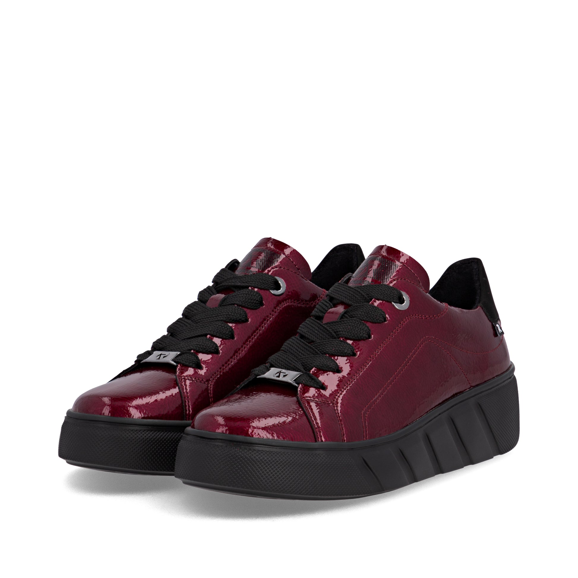 Red Elasticated Shoes for Women | Rieker W2601-35