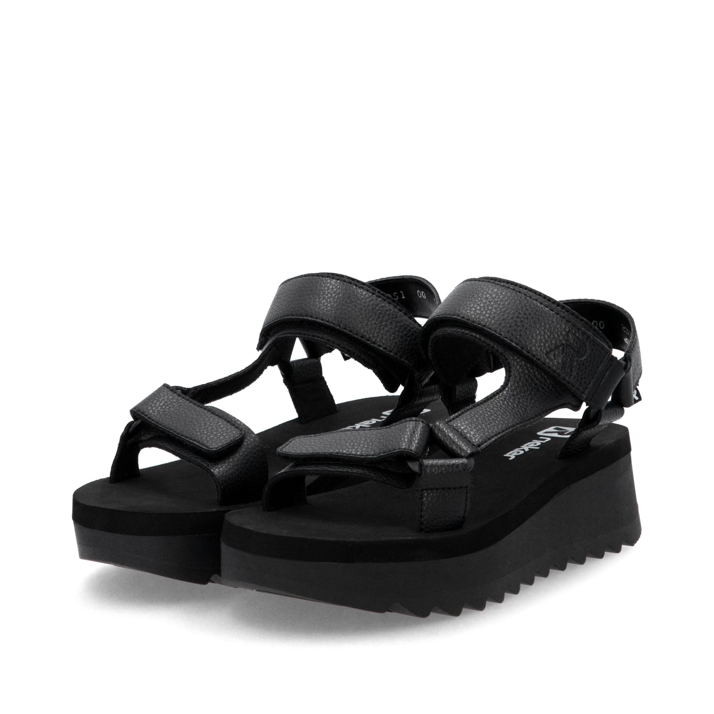 Rieker Sport Woman's Sandals - Black | W3051-00