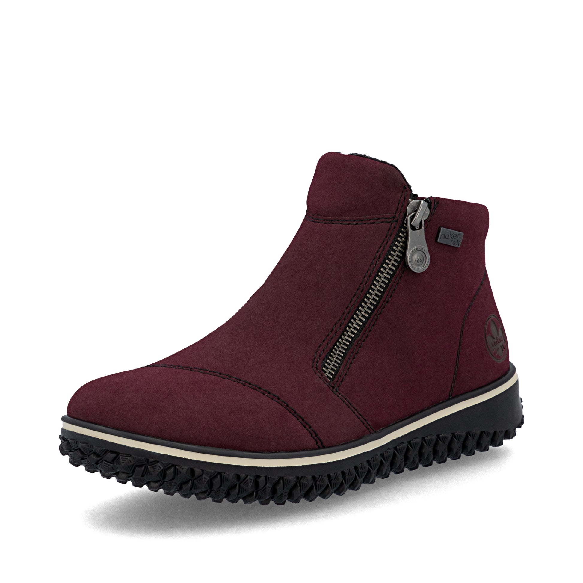 Red Zip Boots for Women | Rieker Z4265-35