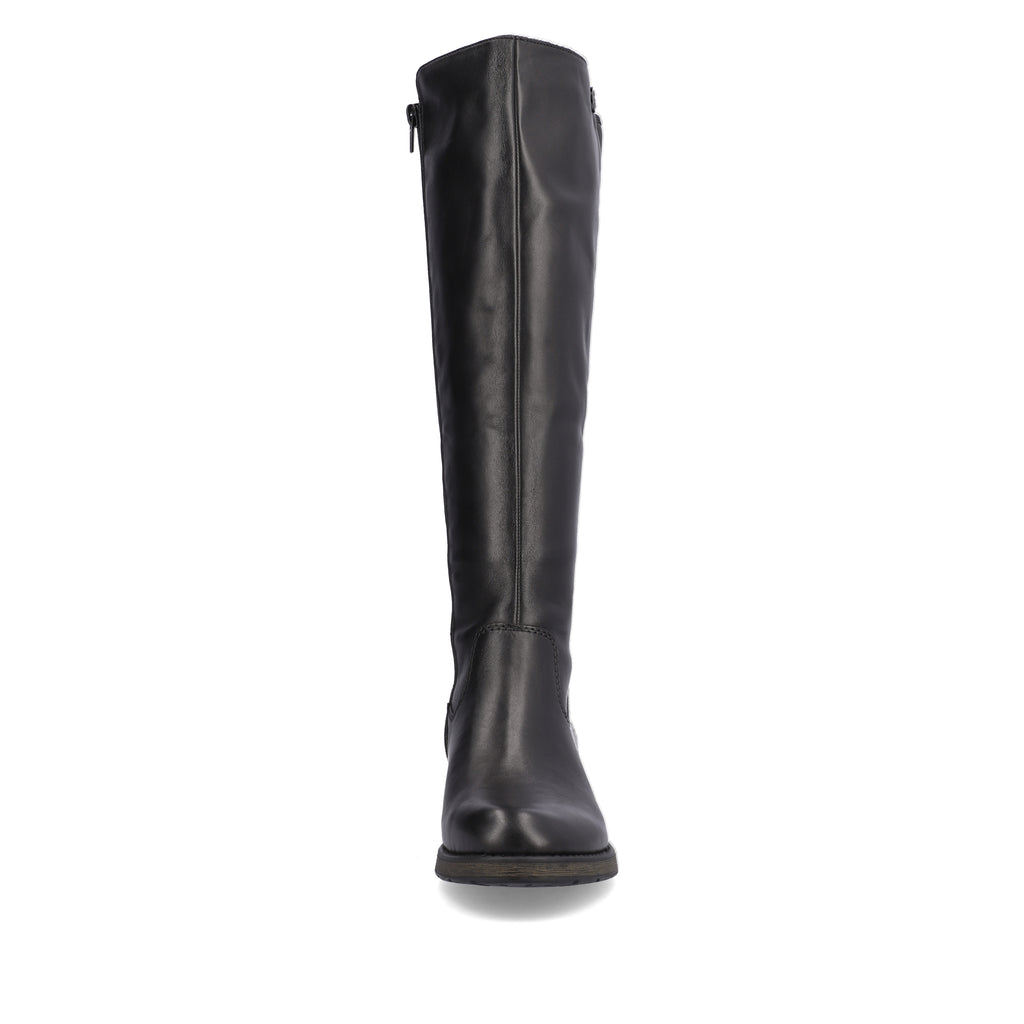 Black Zip Boots for Women | Rieker Z9591-01