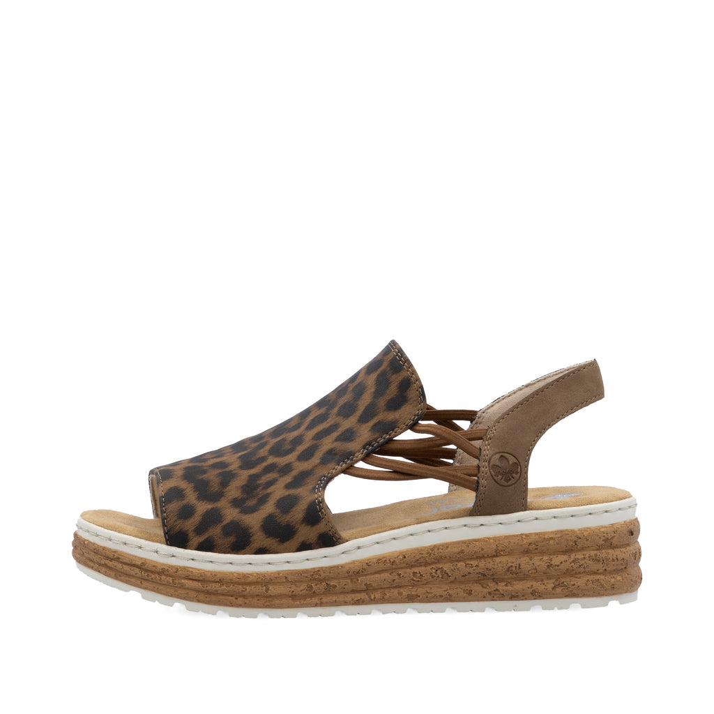 Multi Elasticated Sandals for Women | Rieker 62741-90
