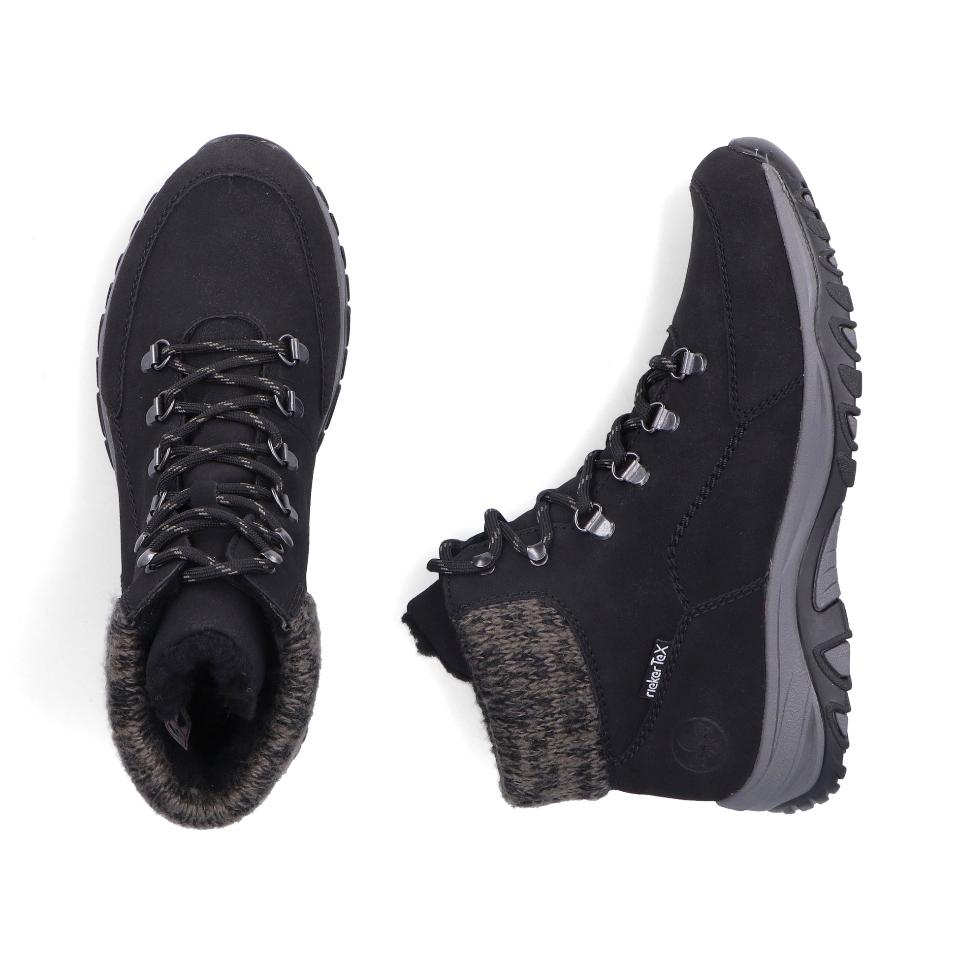 Black Elasticated Boots for Women | Rieker M9610-00