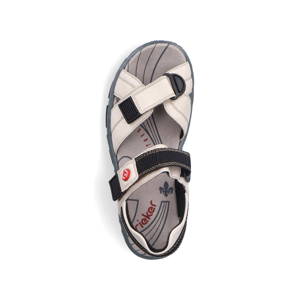 White Hook & Loop Sandals for Women | Rieker 68851-80