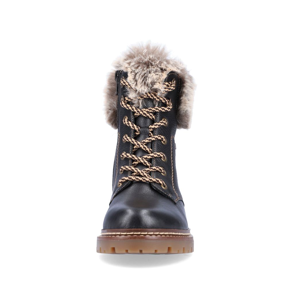 Black Zip Boots for Women | Remonte D0B74-01