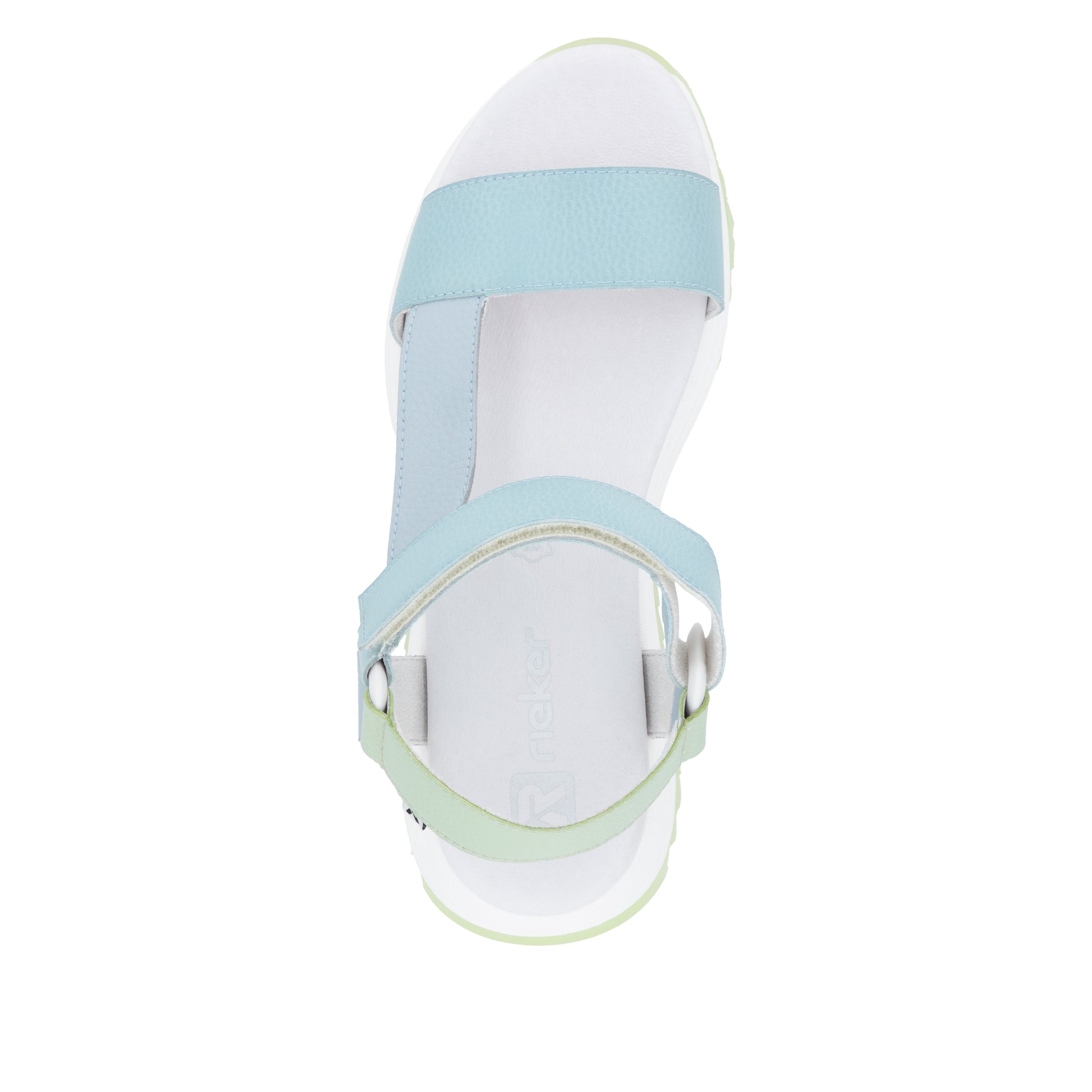 Blue Hook & Loop Sandals for Women | Rieker W2951-10