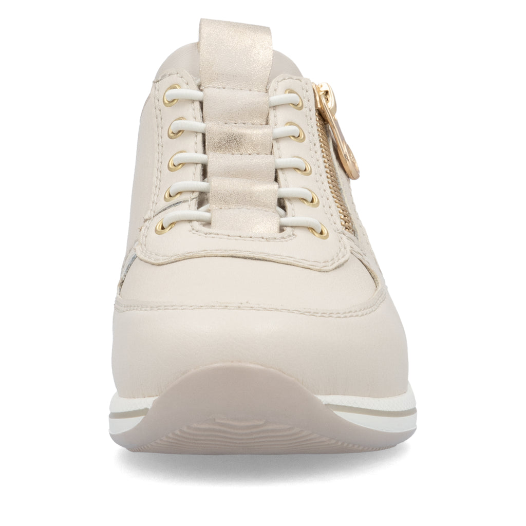 Beige Zip Shoes for Women | Rieker N1156-60
