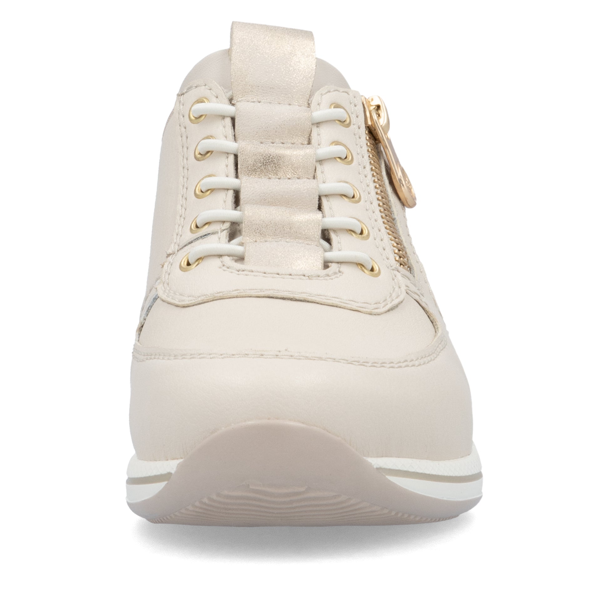 Beige Zip Shoes for Women | Rieker N1156-60