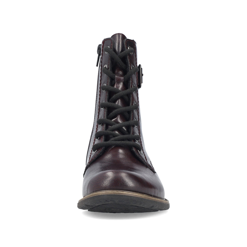 Red Zip Boots for Women | Rieker 74802-35