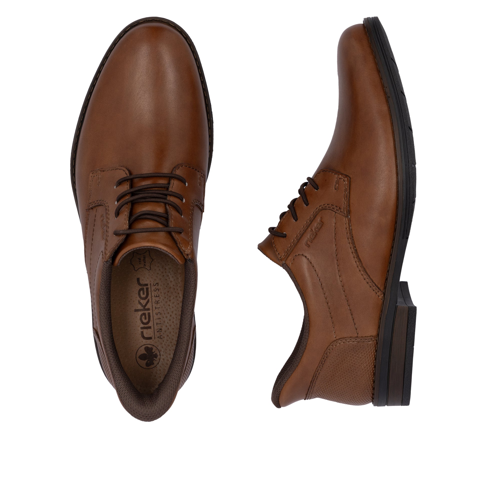 Brown Elasticated Shoes for Men | Rieker 10353-24