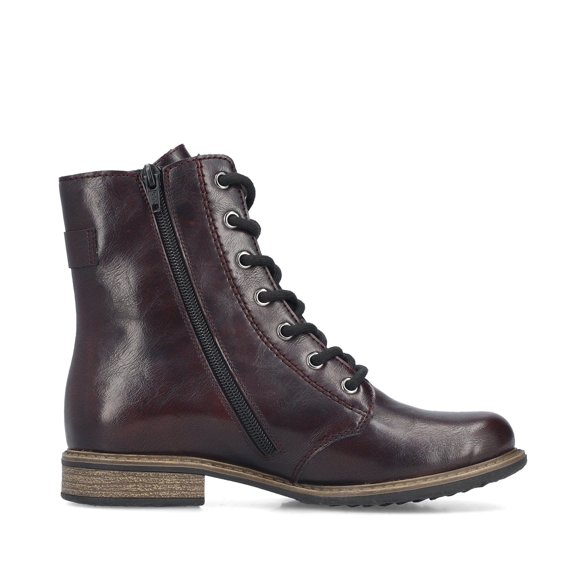 Red Zip Boots for Women | Rieker 74802-35