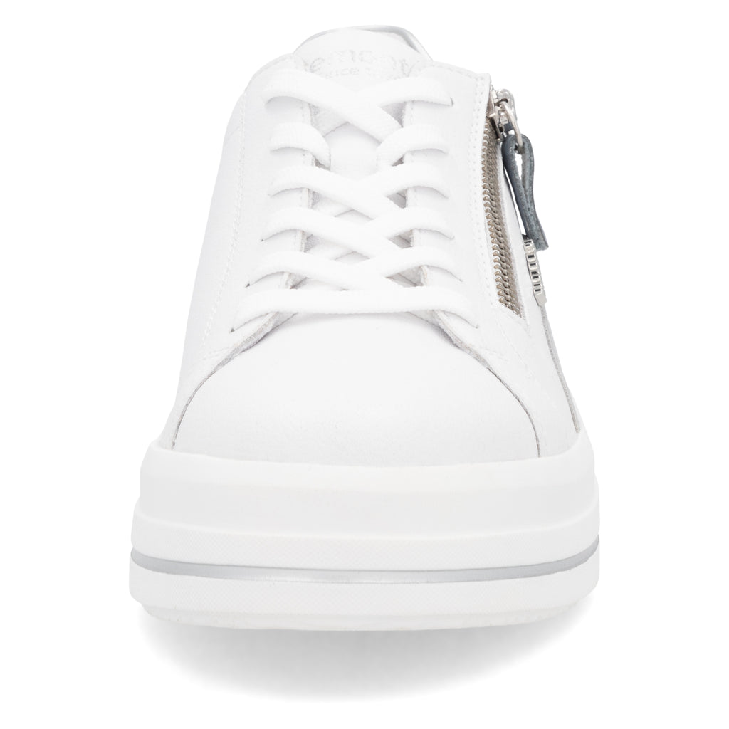 White Zip Shoes for Women | Remonte D1C01-84