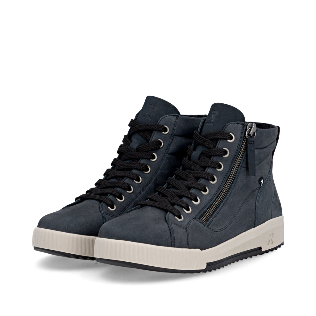 Blue Zip Boots for Women | Rieker Sport W0164-14