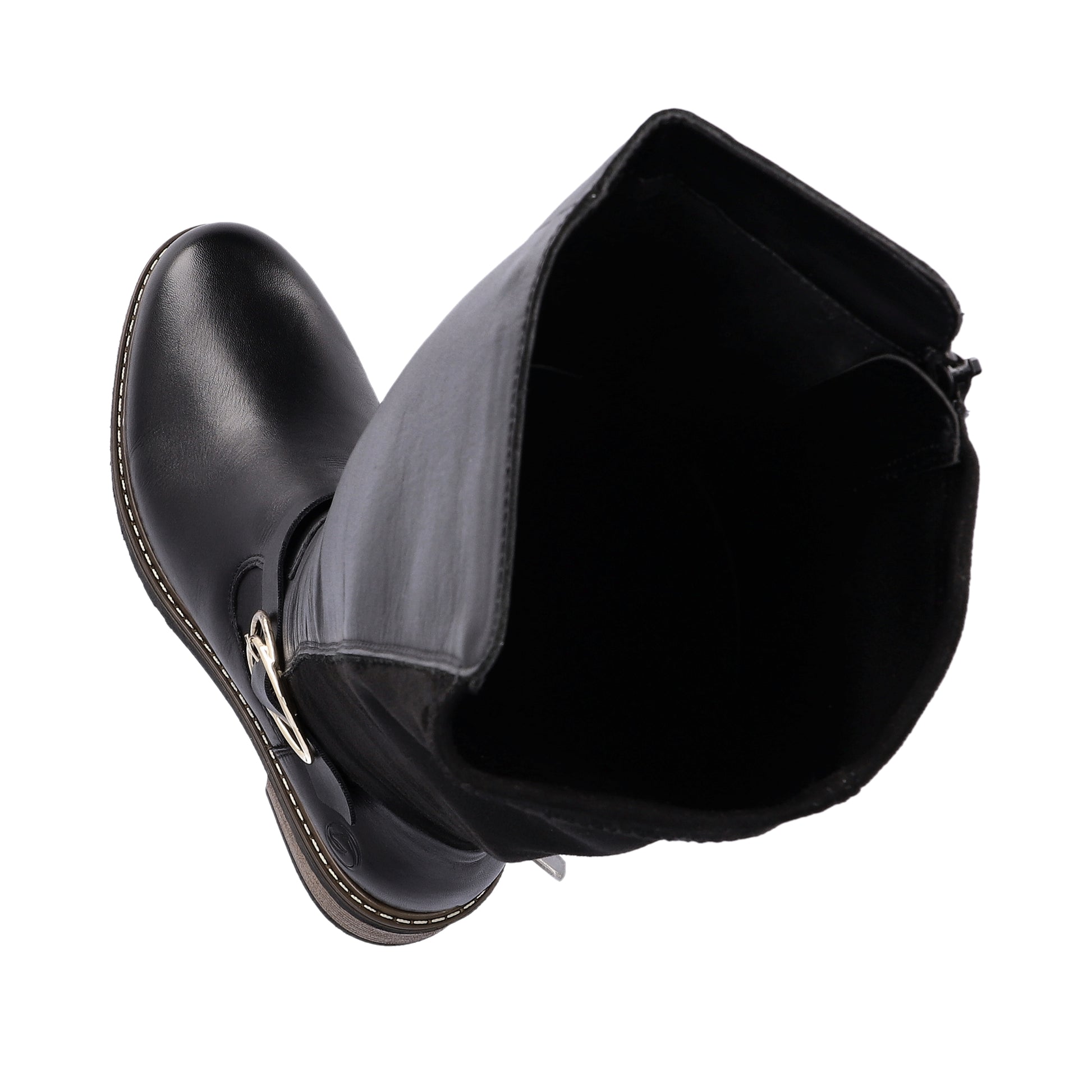 Black Zip Boots for Women | Remonte D1A73-01
