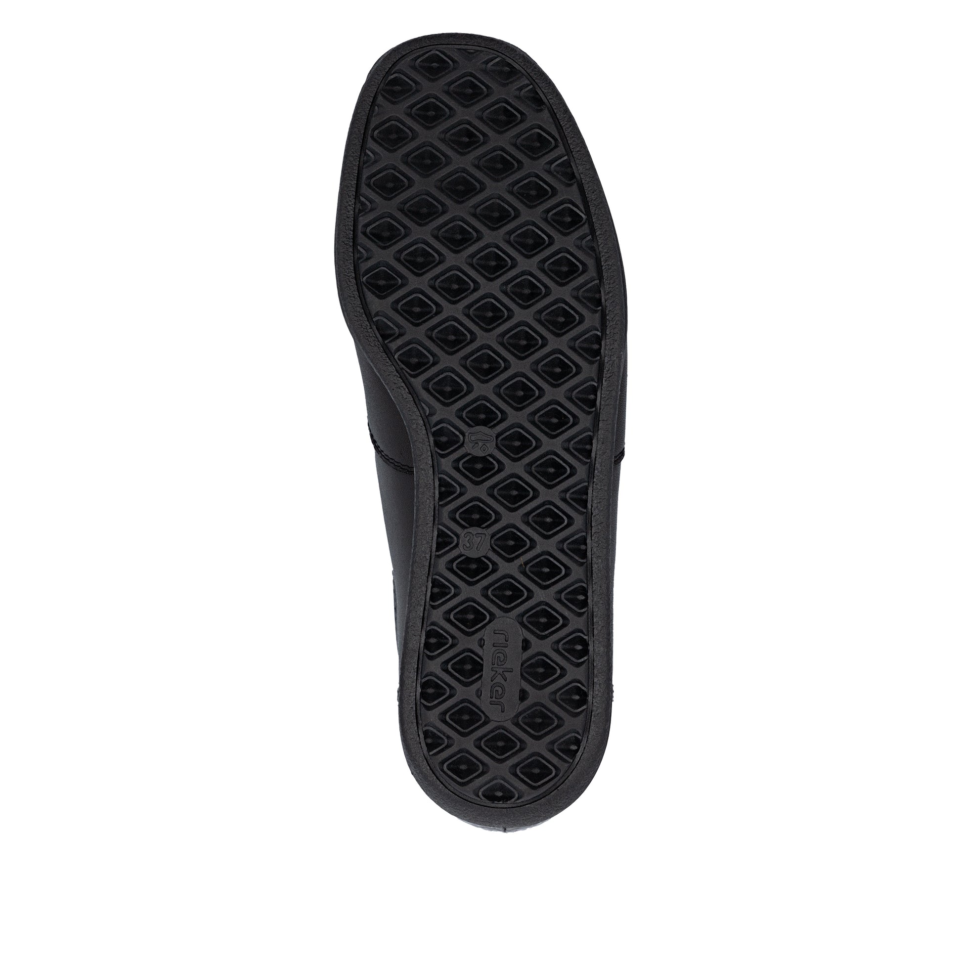 Black Elasticated Shoes for Women | Rieker 47253-00