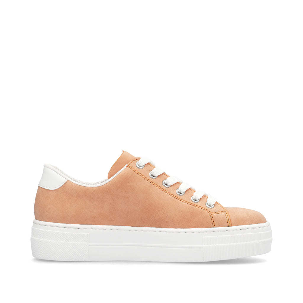 Orange Lace-Up Shoes for Women | Rieker N49W1-38