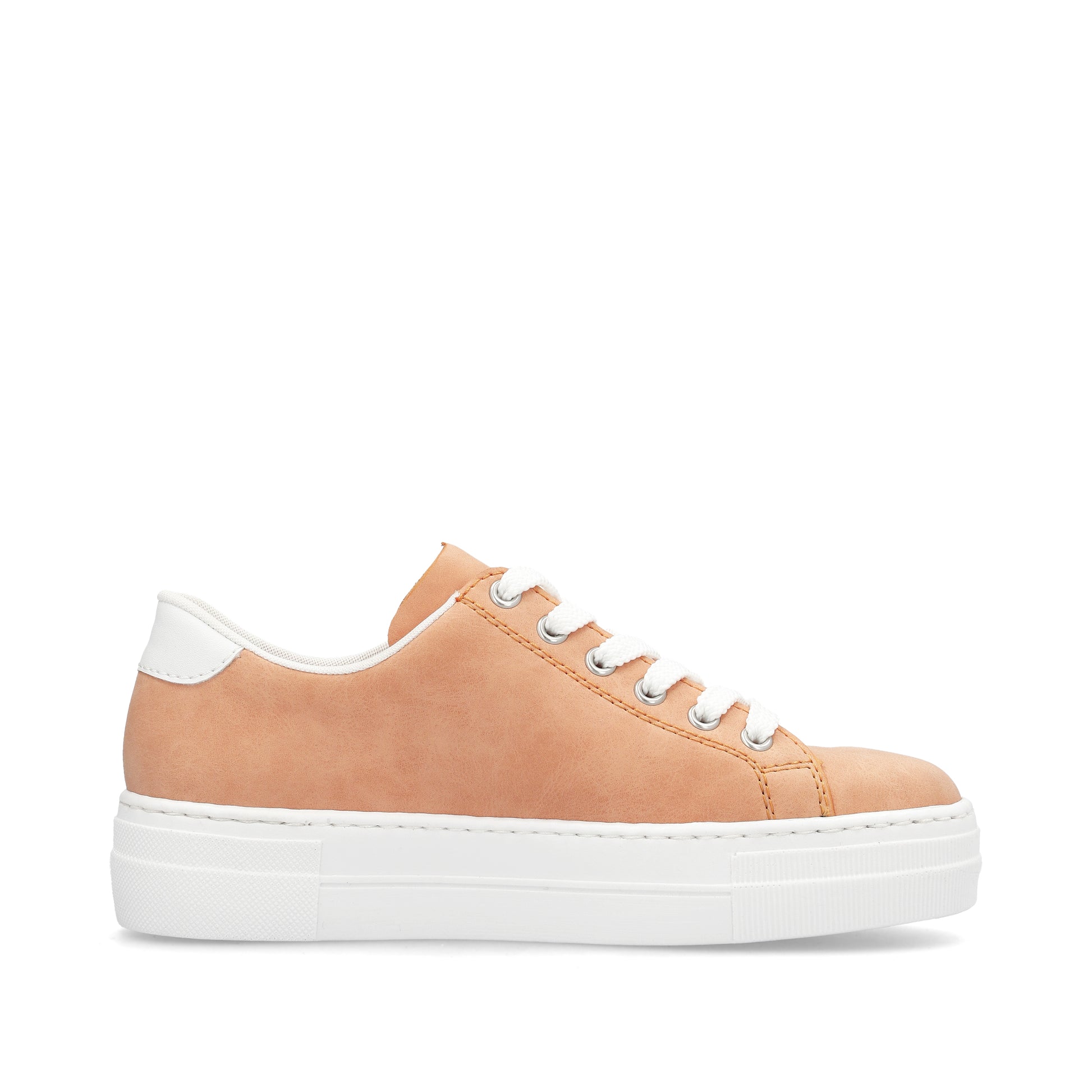 Orange Lace-Up Shoes for Women | Rieker N49W1-38