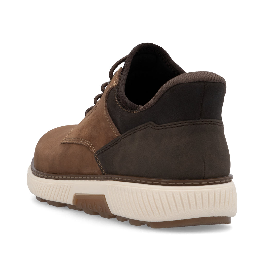 Brown Elasticated Shoes for Men | Rieker B3357-24