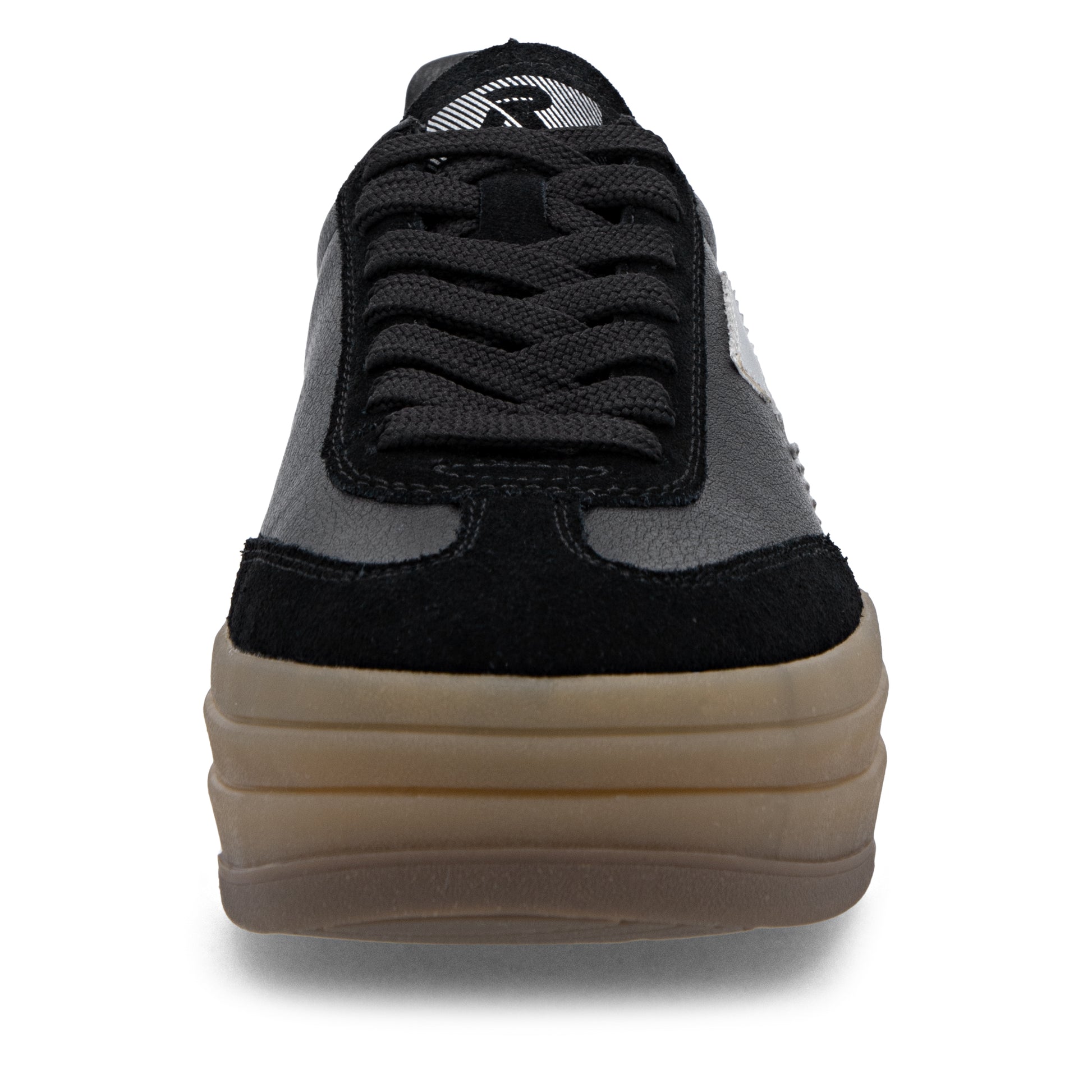 Black Elasticated Shoes for Women | Rieker W3700-00